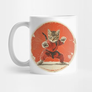 Karate Kitty: The Furry Fist of Fluff Mug